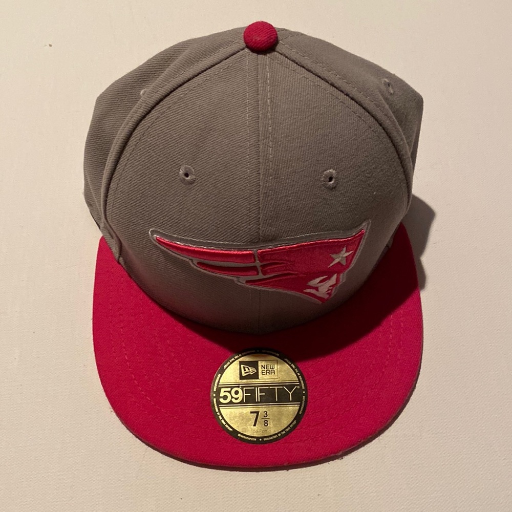 PINK New England Patriots hat! This hat is PINK.